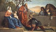 Vincenzo Catena A Muslim Warrior Adoring the Infant Christ and the Virgin